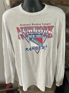 NEW YORK RANGERS ‘47 Brand Long Sleeve T-Shirt - Men’s Large